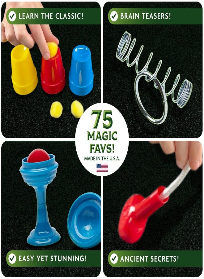 Royal Magic Emerald Edition Magic Kit for Kids - 75+ Easy Magic Tricks for Children 6-8 & 8-12, Complete Magic Set with Props & Instructions, Perfect 8 Year Old Boy Birthday Gift or Great Present for Any Age - Image 3